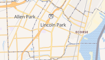 Lincoln Park, Michigan map