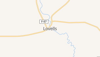Lovells, Michigan map