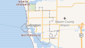 Ludington, Michigan map