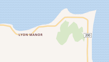 Lyon Manor, Michigan map