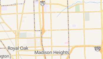 Madison Heights, Michigan map