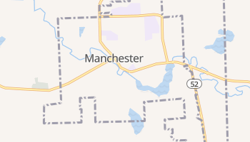 Manchester, Michigan map