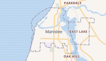 Manistee, Michigan map