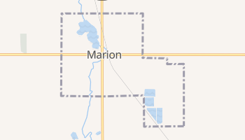 Marion, Michigan map