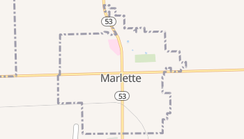Marlette, Michigan map