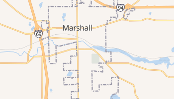 Marshall, Michigan map