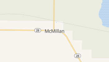 McMillan, Michigan map