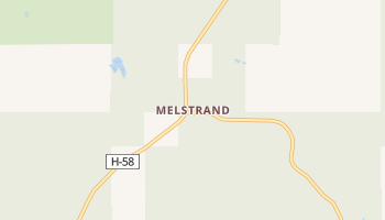 Melstrand, Michigan map