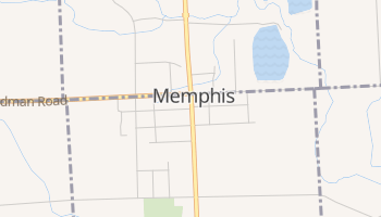 Memphis, Michigan map