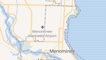 Menominee, Michigan map