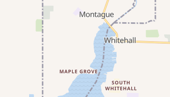 Montague, Michigan map