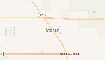 Moran, Michigan map