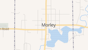 Morley, Michigan map