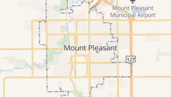 Mount Pleasant, Michigan map
