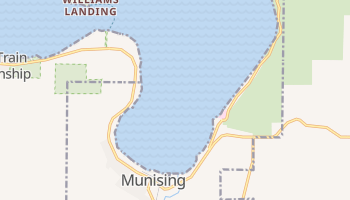 Munising, Michigan map