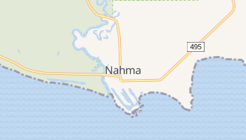 Nahma, Michigan map