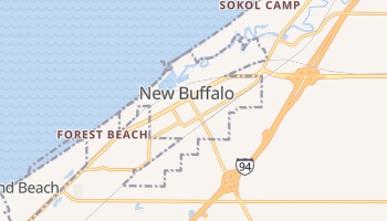 New Buffalo, Michigan map