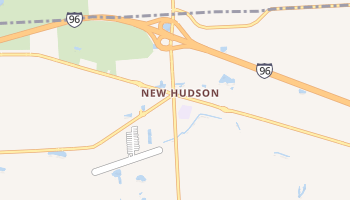 New Hudson, Michigan map