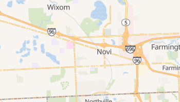 Novi, Michigan map