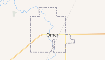 Omer, Michigan map