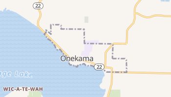 Onekama, Michigan map