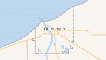 Ontonagon, Michigan map