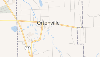 Ortonville, Michigan map