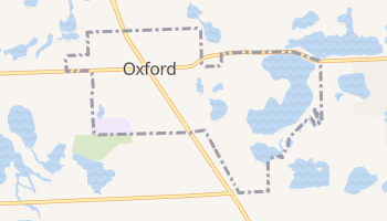 Oxford, Michigan map