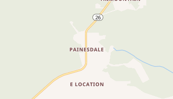 Painesdale, Michigan map