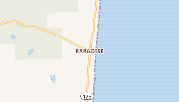 Paradise, Michigan map