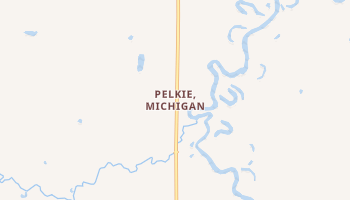 Pelkie, Michigan map