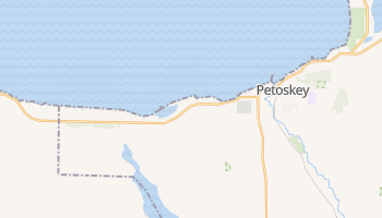 Petoskey, Michigan map