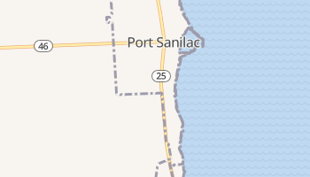Port Sanilac, Michigan map