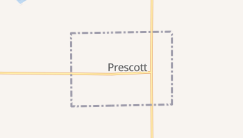 Prescott, Michigan map