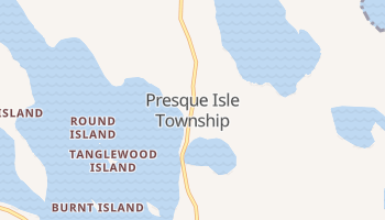 Presque Isle, Michigan map