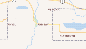 Ramsay, Michigan map
