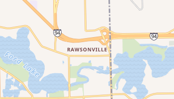 Rawsonville, Michigan map