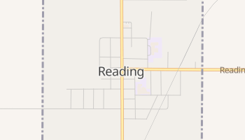 Reading, Michigan map