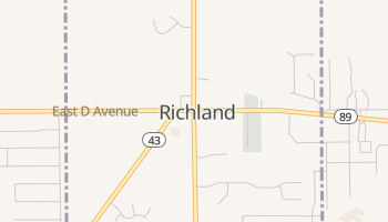 Richland, Michigan map