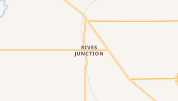 Rives Junction, Michigan map
