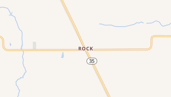 Rock, Michigan map