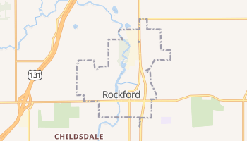 Rockford, Michigan map