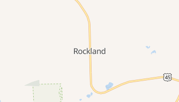 Rockland, Michigan map