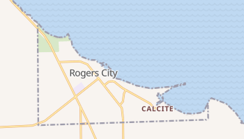 Rogers City, Michigan map