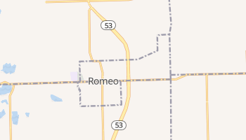 Romeo, Michigan map