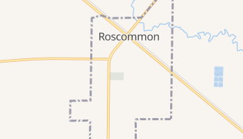Roscommon, Michigan map