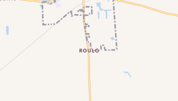 Roulo, Michigan map