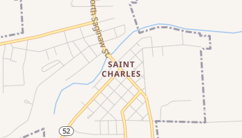 Saint Charles, Michigan map