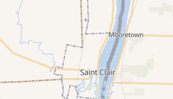 Saint Clair, Michigan map