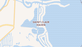 Saint Clair Haven, Michigan map